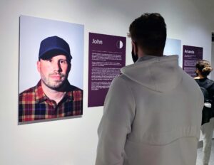 “Facing the Pandemic” looks at the disparate impacts of the pandemic on different communities, the data documenting these inequities, and portraits and personal stories of people reflecting on the early days. Photos courtesy: U-M Museum of Natural History/Nick Azzaro