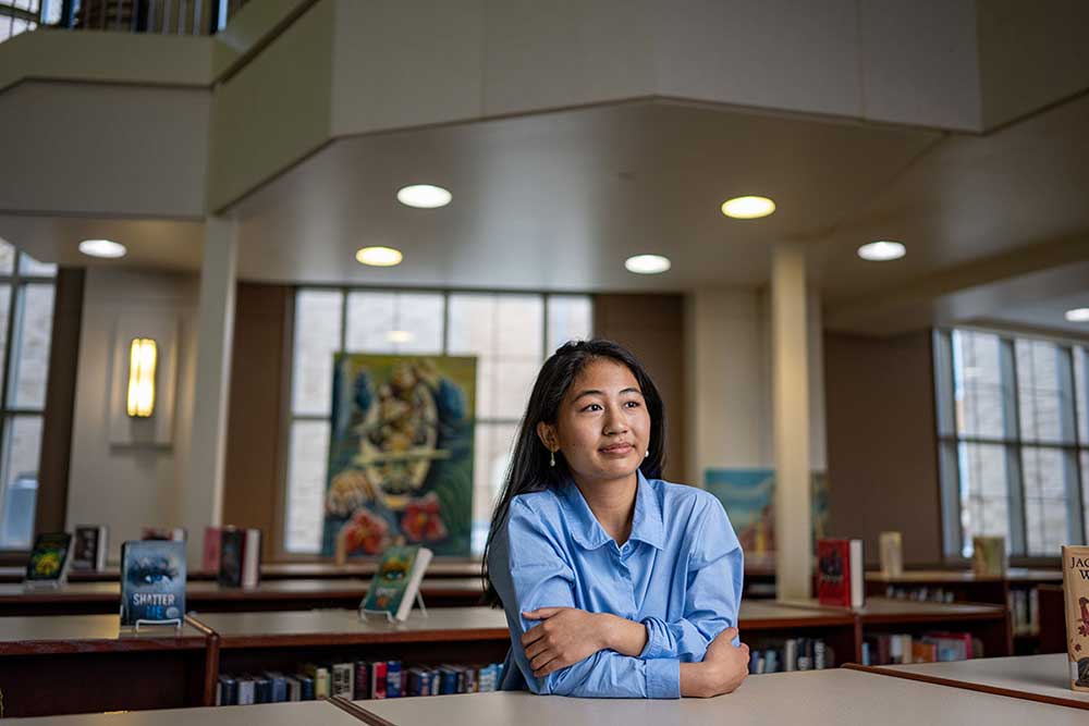 Lalro will attend Grand Valley State University. Image credit: Eric Bronson, Michigan Photography