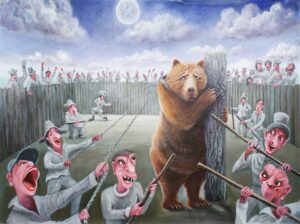 Artwork from the "WE BEAR" art exhibit. Photo credit: Serge Tkachenko