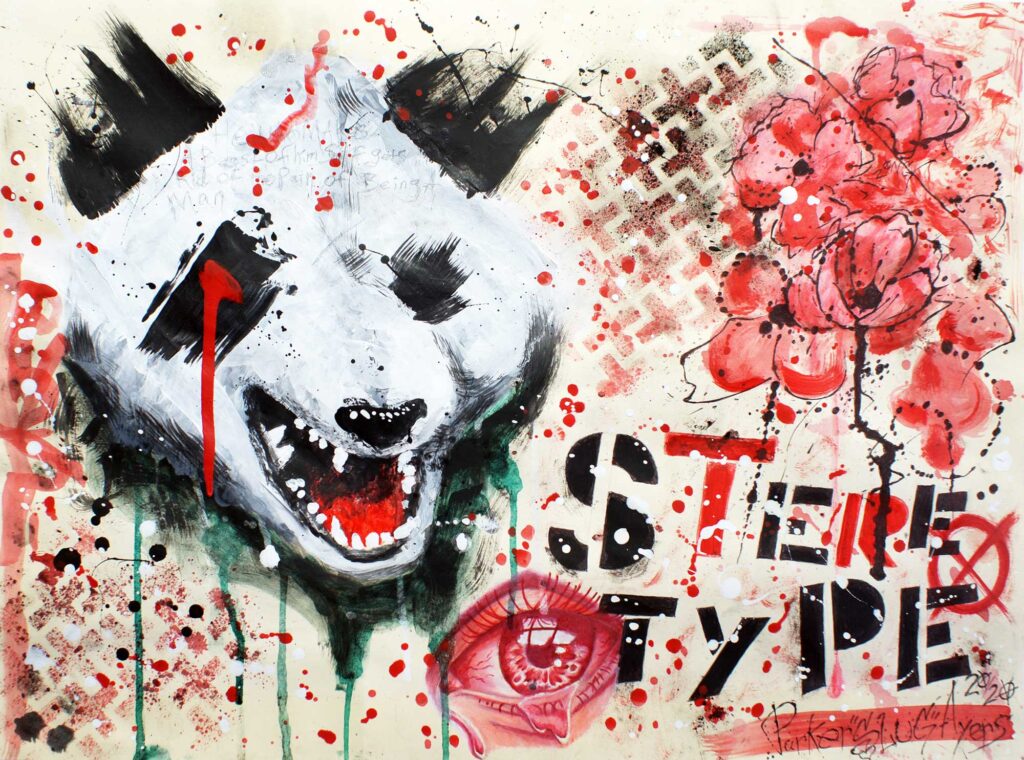 Artwork from the "WE BEAR" art exhibit. Photo credit: Parker Ayers