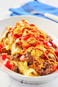 IHop Cheeseburger Omelette