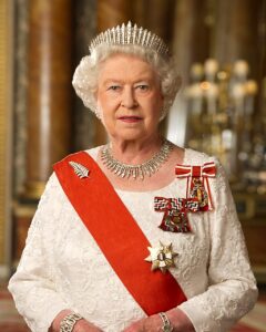 Queen Elizabeth II. Image credit: Julian Calder for Governor-General of New Zealand, CC BY 4.0 , via Wikimedia Commons