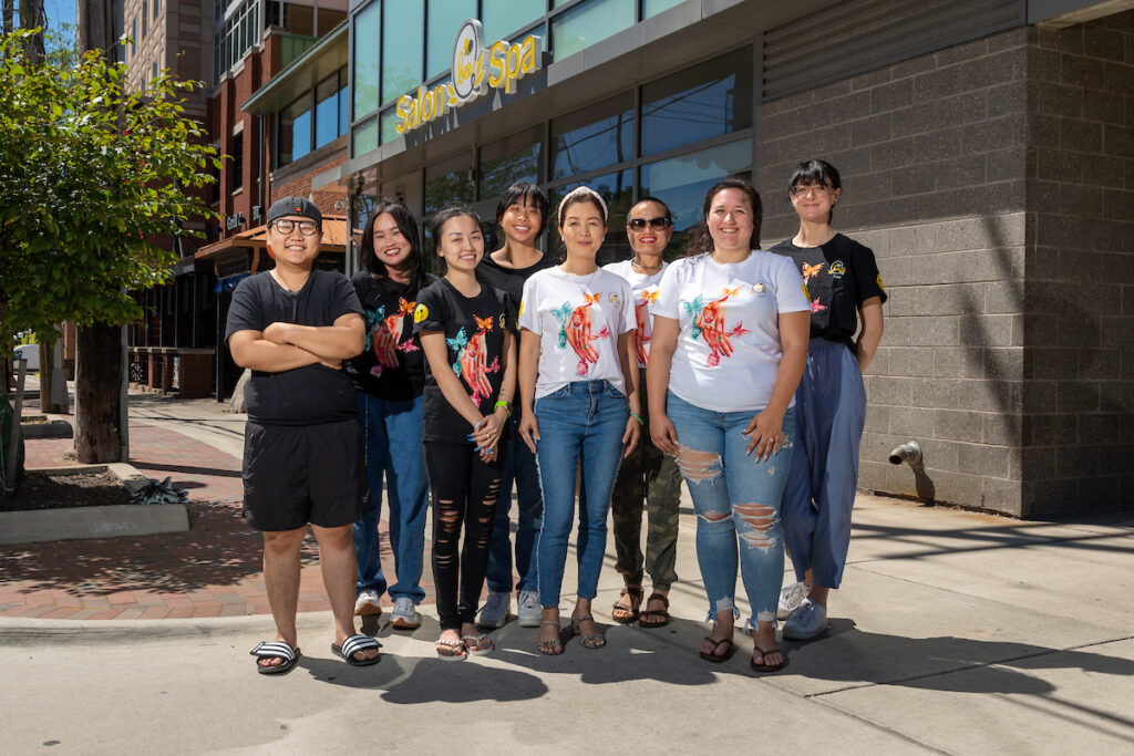 The staff of BeeQ Salon. Image credit: Daryl Marshke, Michigan Photography