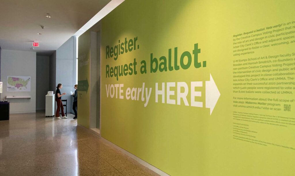 Creative Campus Voting Project spaces. Image courtesy: Creative Campus Voting Project