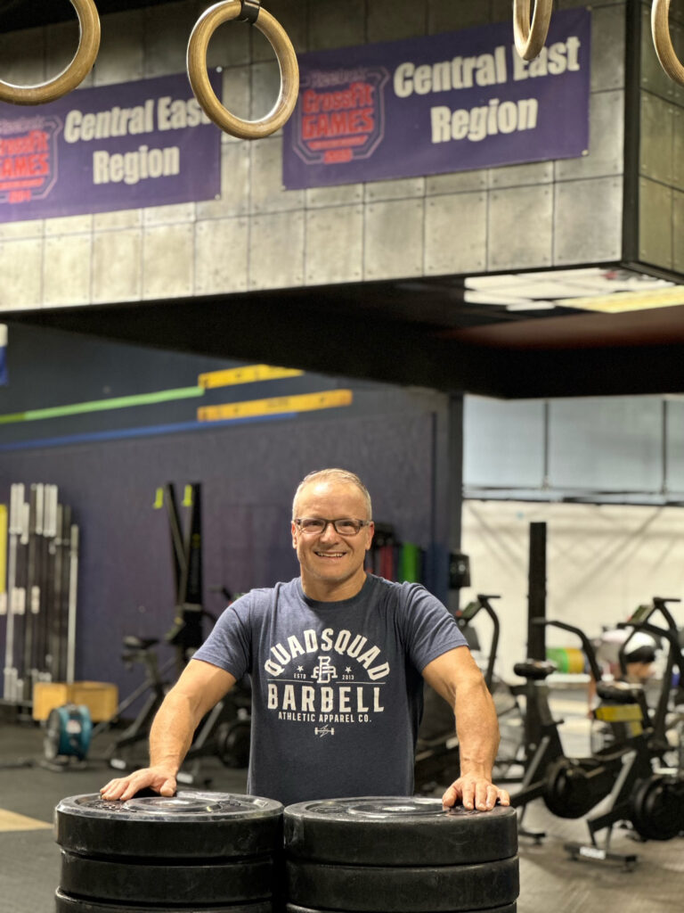 Blair Dudley, certified registered nurse anesthetist, has been involved with CrossFit for about 10 years and recently began taking part in competitions. (Photo by Poppy Dudley)