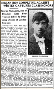 Free Press article of George Mamagona