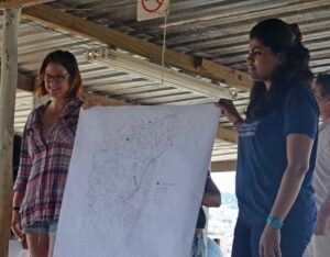 Laura Devine (left). Image credit: “Ocupação Anchieta Avança!” team