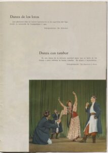 The program page of Uyghur-style drum dance