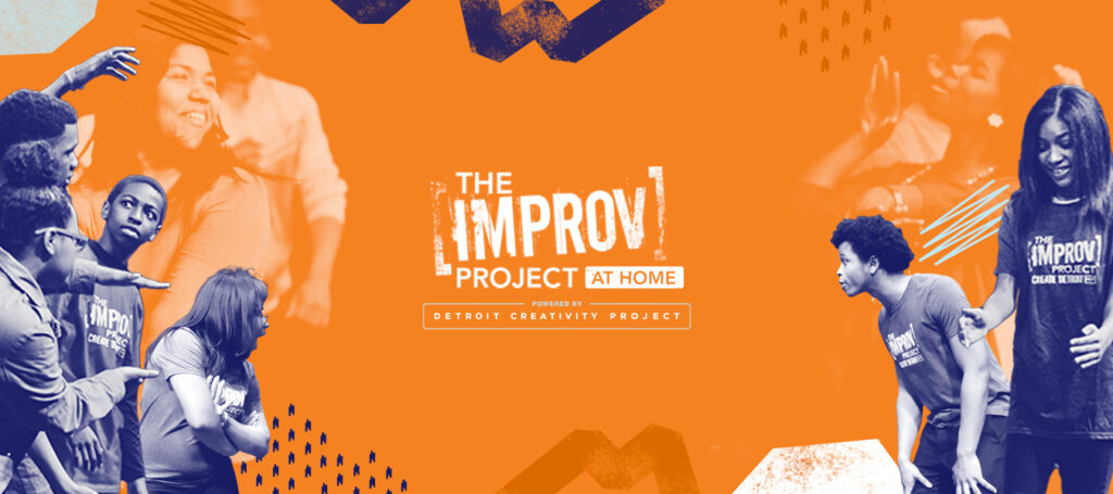 The Improv Project at Home website screenshot.