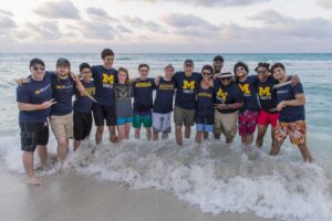 From left, Jonathan Ovalle, Adam Shead, David Alvarez, Brian Juarez, Molly Radosevich, Erez Levin, Aaron Ginns, Michael Gould, Andrew Grossman, Everett Reid, Kayvon Gordon, David Ward, Michael Gardner, Cory Tripathy