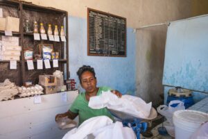 A rations store in Trinidad