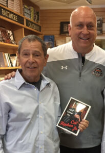 Jim Dale with Cal Ripken Jr. and their book