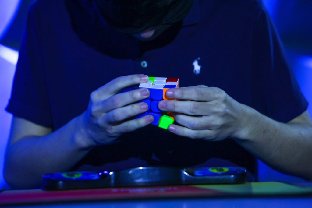 Stanley Chapel Rubik's Cube. Image credit: Jeremy Marble, Michigan News