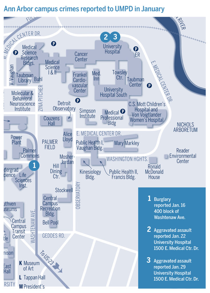 Crime map for January 2023