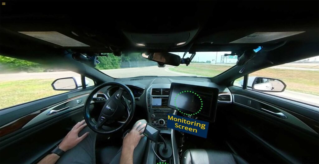 First look at the interactive 360 video XR-enhanced course. Image courtesy: Center for Academic Innovation