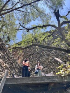 Study abroad group sketching at the Casa Prieto López in Mexico City during the summer of 2022. Image credit: Stephanie Rosas