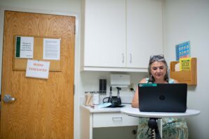 Pediatrician Dr. Lia Gaggino, based in Kalamazoo, was one of the earliest users of MC3. Image credit: Eric Bronson, Michigan Photography