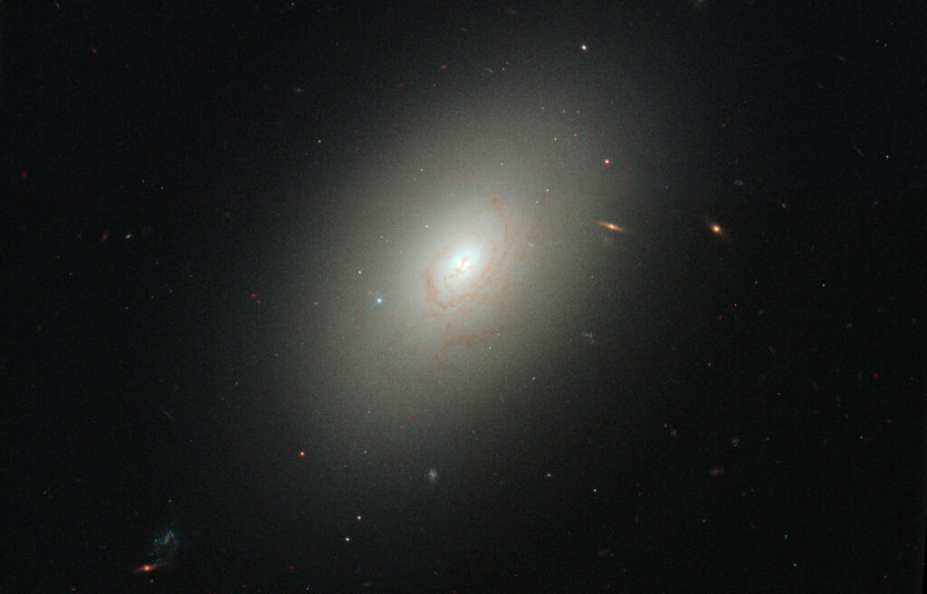 Elliptical galaxy NGC 4150. Image credit: ESA/Hubble