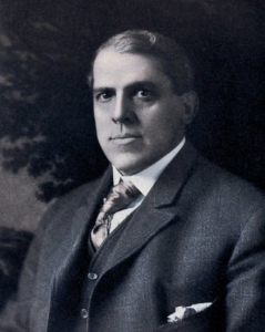 Chase Osborn, black and white portrait as a young man.