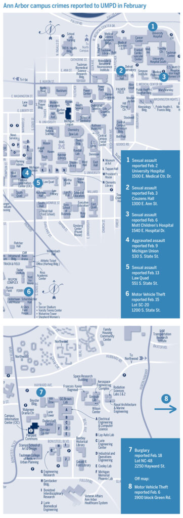crime map for February 2023