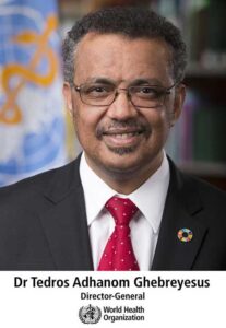 Tedros Adhanom Ghebreyesus, director-general of the World Health Organization.
