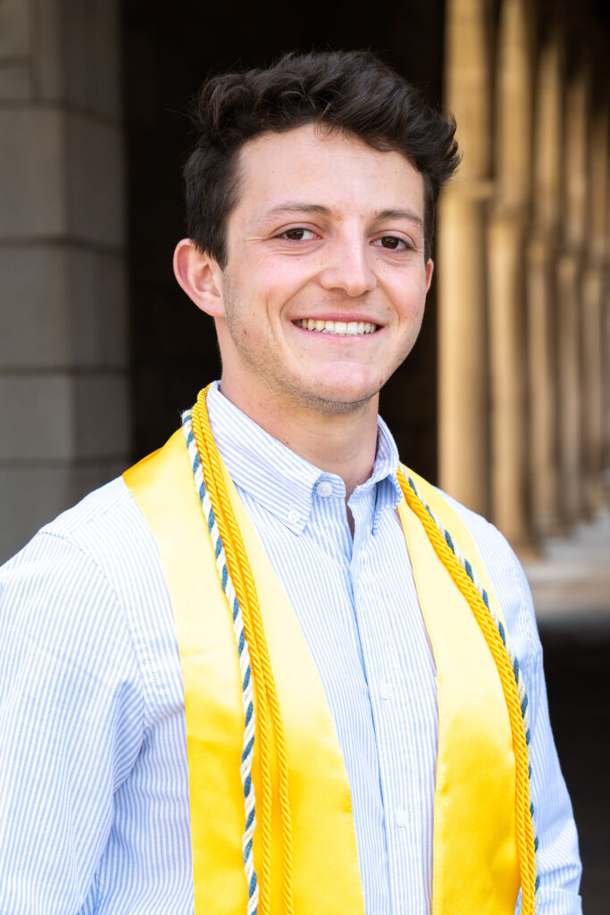 Zachary Marmet said after taking the introductory level course Global Change, knew he wanted to study the environment. 