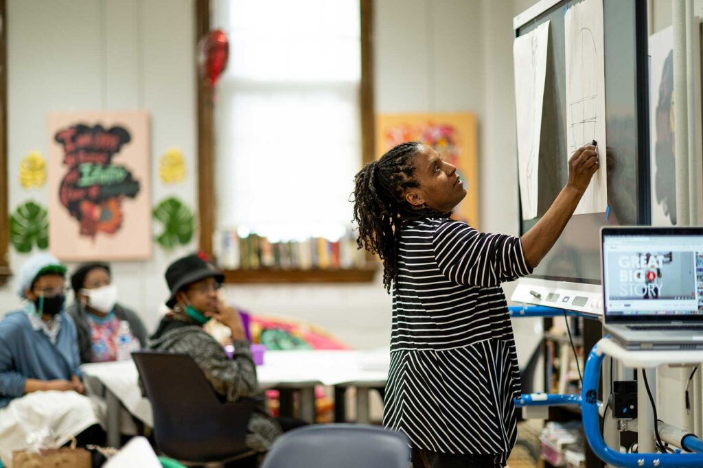 Yvette Rock teaches at The School at Marygrove.