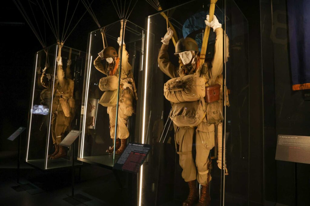 Sainte Mère Église Airborne Museum paratroopers