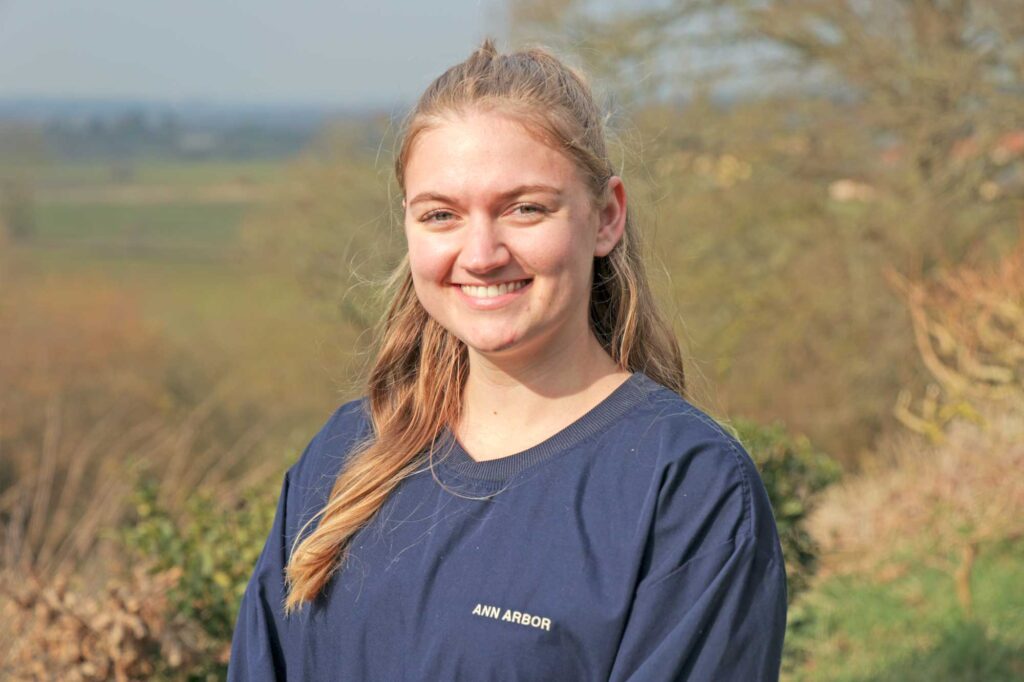 Nursing student Anna Schneider