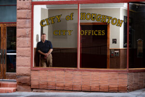 Eric Waara, the city manager of Houghton, says city leaders are filled with pride to have Orbion based in their town. Image credit: Eric Bronson, Michigan Photography