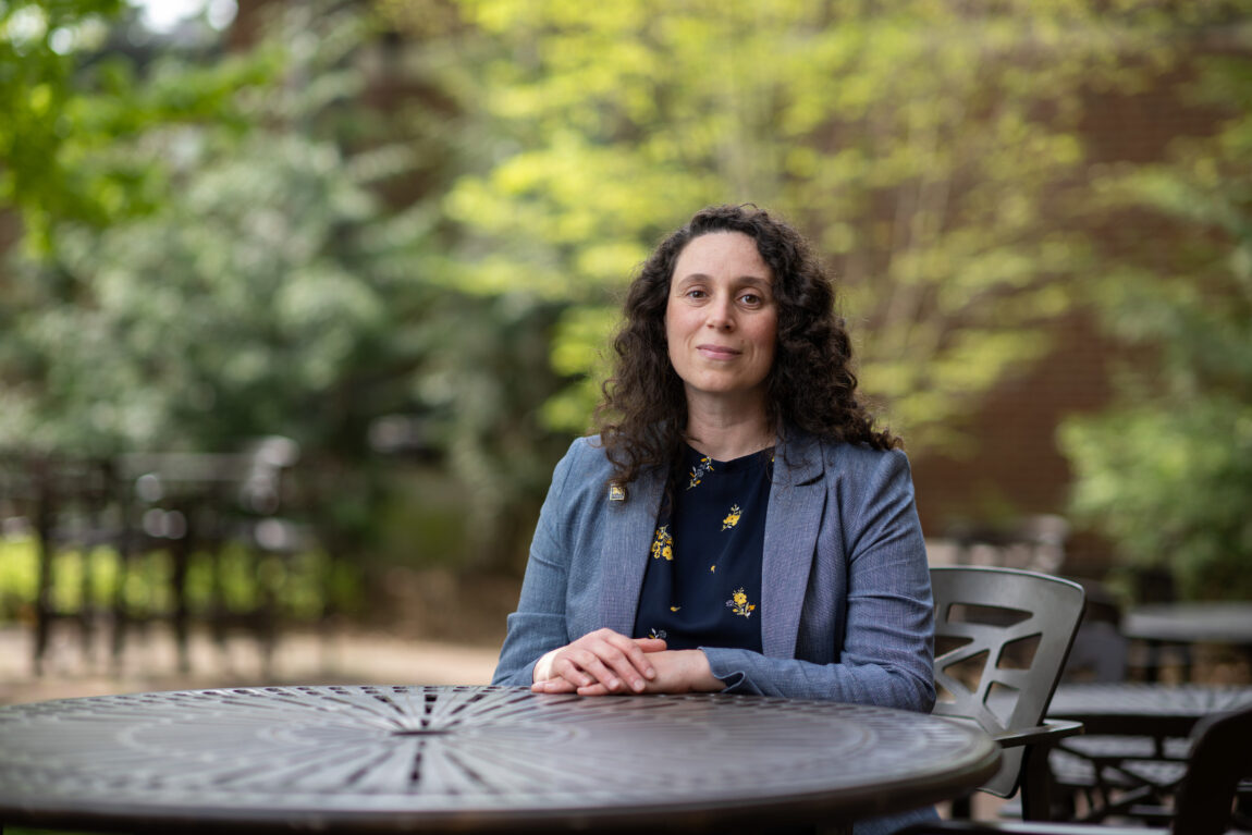 Juliya Wicklund, an America Reads program manager with the Edward Ginsberg Center, helped launch the Ukraine TrustChain, a nonprofit aimed at helping the war-torn country of Ukraine. (Eric Bronson, Michigan Photography)