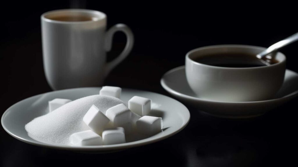 Concept illustration of aspartame. Image credit: Nicole Smith, made with Midjourney