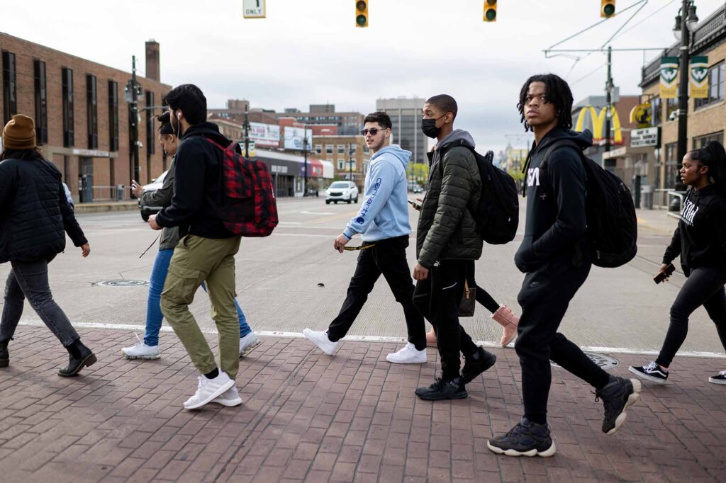 Detroit high school students participate in the University of Michigan ArcPrep program to explore careers in architecture.