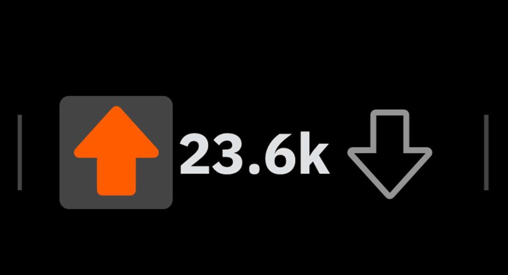 Upvote and downvote icons from Reddit.com.