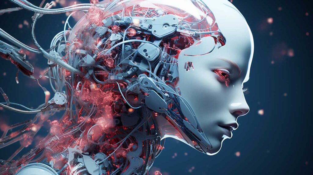 Concept illustration of generative AI. Image credit: Nicole Smith, made with Midjourney
