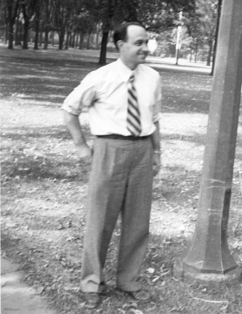 A photo of Enrico Fermi