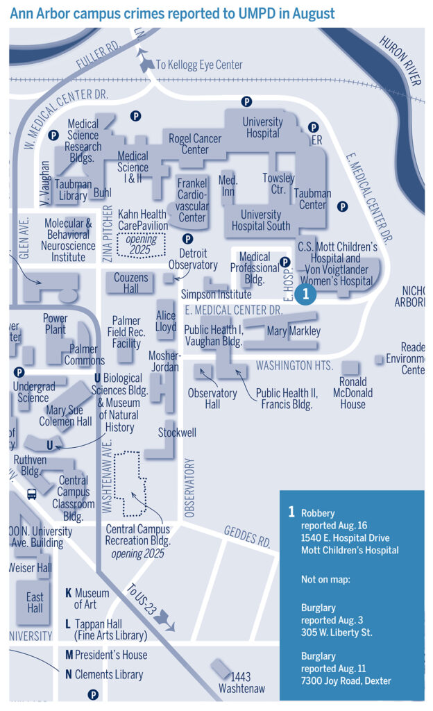 A crime map for August