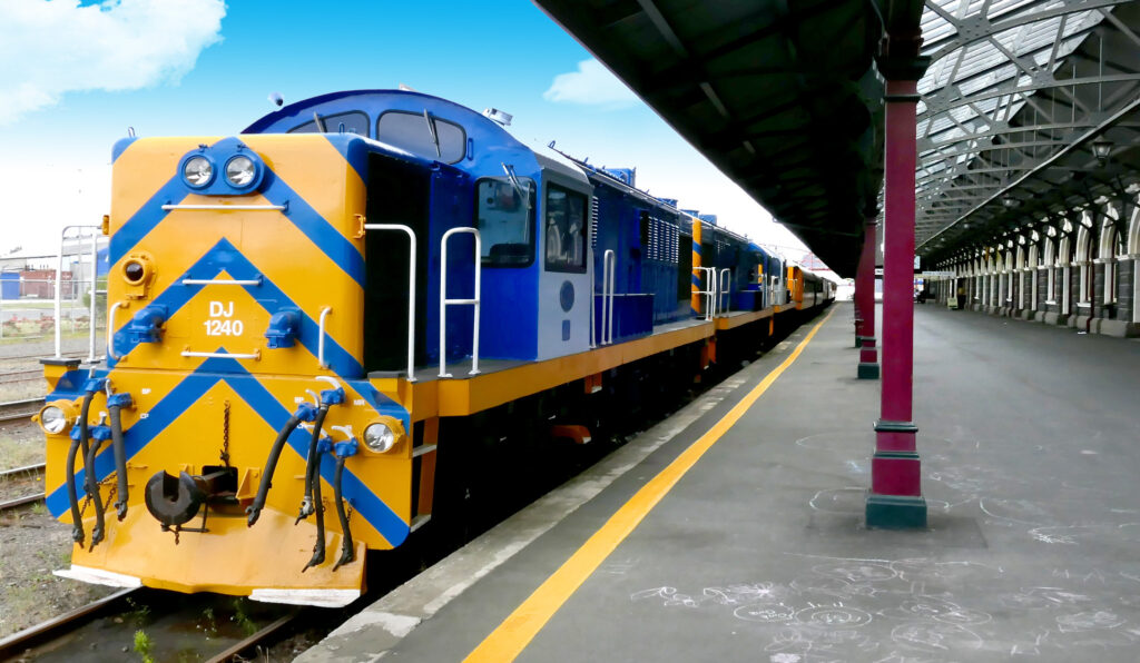 DJ Class Locomotive. Dunedin Station. NZ. 