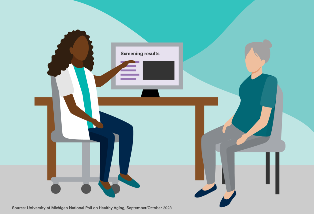Illustration of a doctor and patient. Image courtesy: IHPI