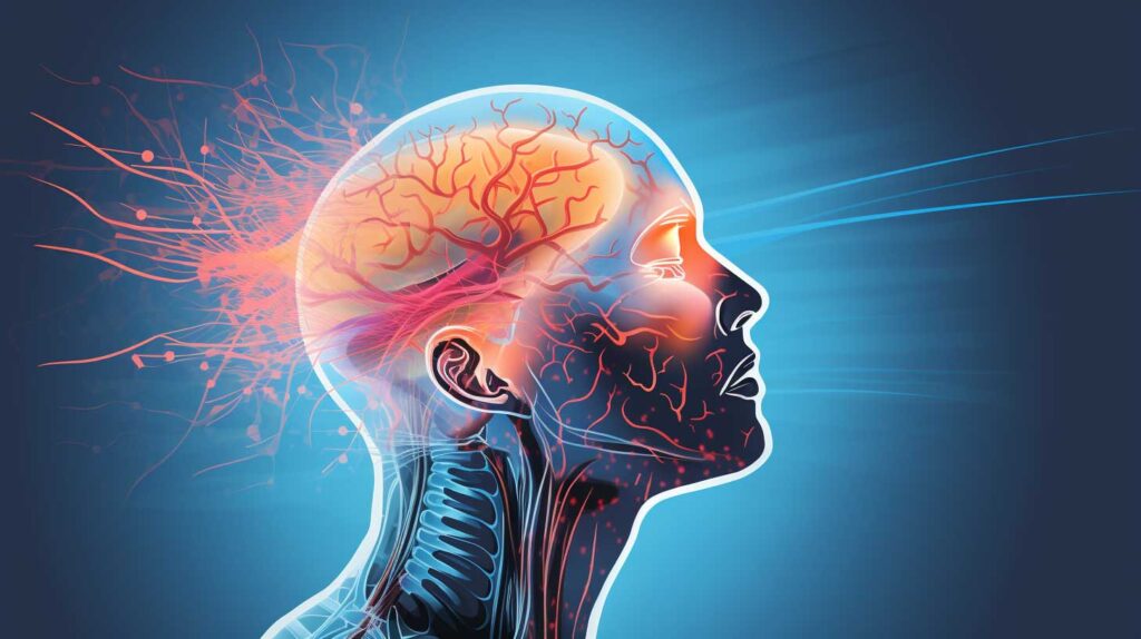 Concept illustration of a model for studying epilepsy. Image credit: Nicole Smith, made with Midjourney