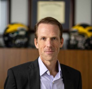 Steven Broglio, director of the U-M Concussion Center. Image credit: Eric Bronson, Michigan Photography
