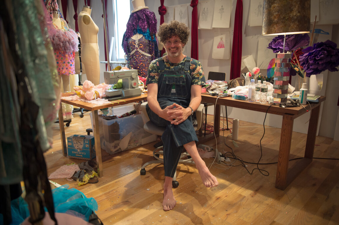 A photo of artist Machine Dazzle