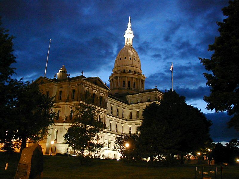 Michigan State Capitol. Image credit: Criticalthinker, Wikipedia