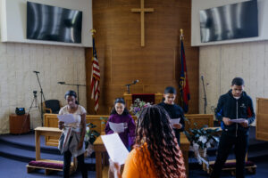 Crescendo opened up within the Dexter-Davison neighborhood of its participants, in close proximity to where they live. Image credit: Erin Kirkland, Michigan Photography