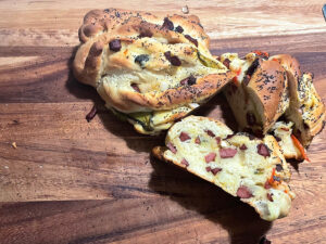The Chicago Hot Dog Babka.
