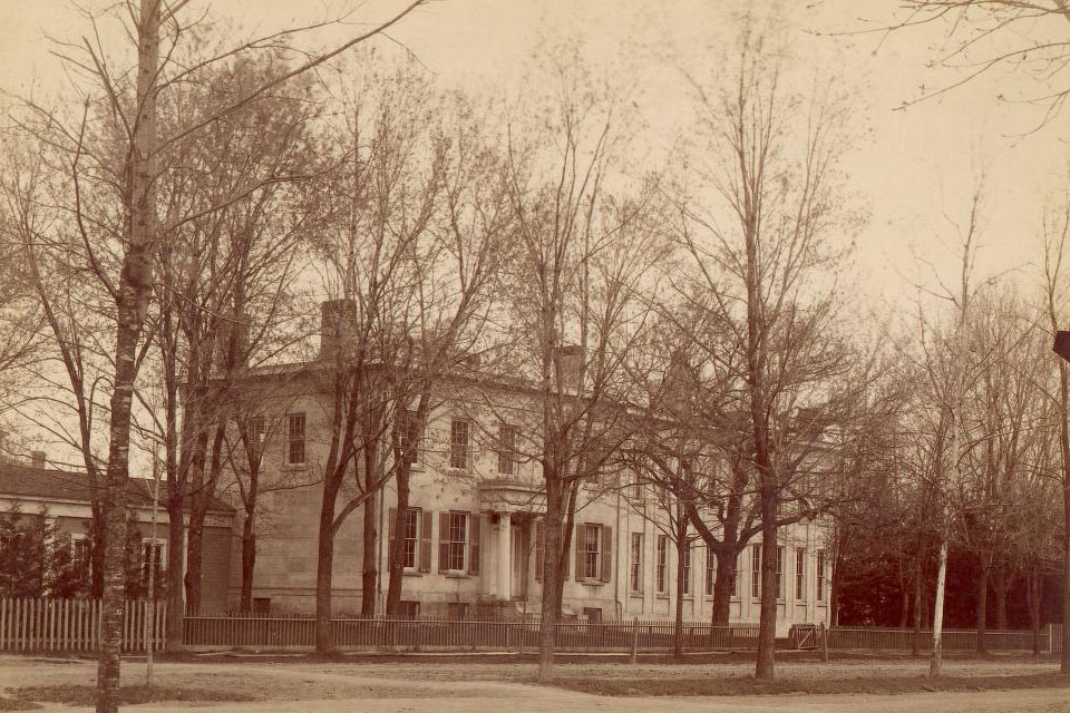 A photo of the old Dental College at U-M