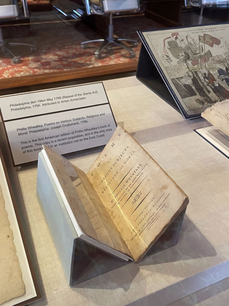 A photo of an old collection of poems