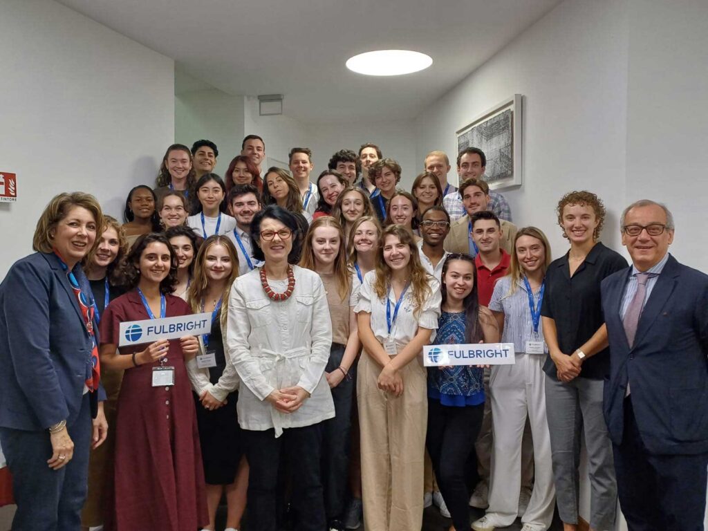 Fulbright orientation in Rome.