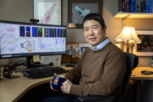 Jianping Fu, Ph.D., Professor of Mechanical Engineering at the University of Michigan and the corresponding author of the paper being published at Nature about his and his co-researchers’ work. Image credit: Marcin Szczepanski, Michigan Engineering