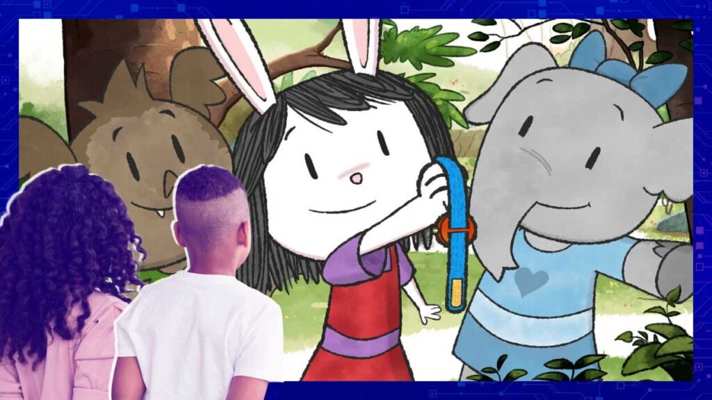 U-M researcher and PBS KIDS are bringing AI technology to children's public media.
Image credit: Pipeline Studios, © SHOE Ink / PBS KIDS / Shutterstock / Prostock-studio, TechSolution